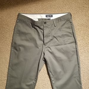NWOT Lands end slim olive chinos 32
